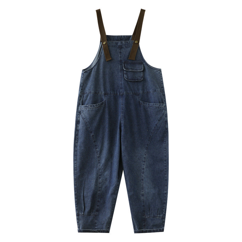 Casual Loose Fit Denim Overalls - Zen Breaker
