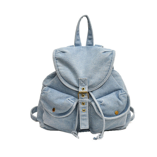 Korean Style Denim Backpack