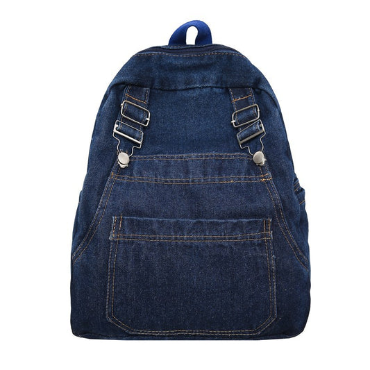 Vintage Denim School Backpack