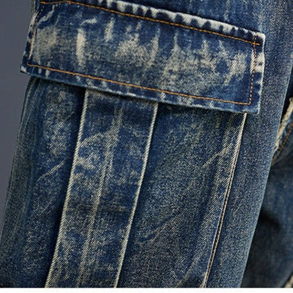 Vintage Denim Overalls Baggy Jumpsuit