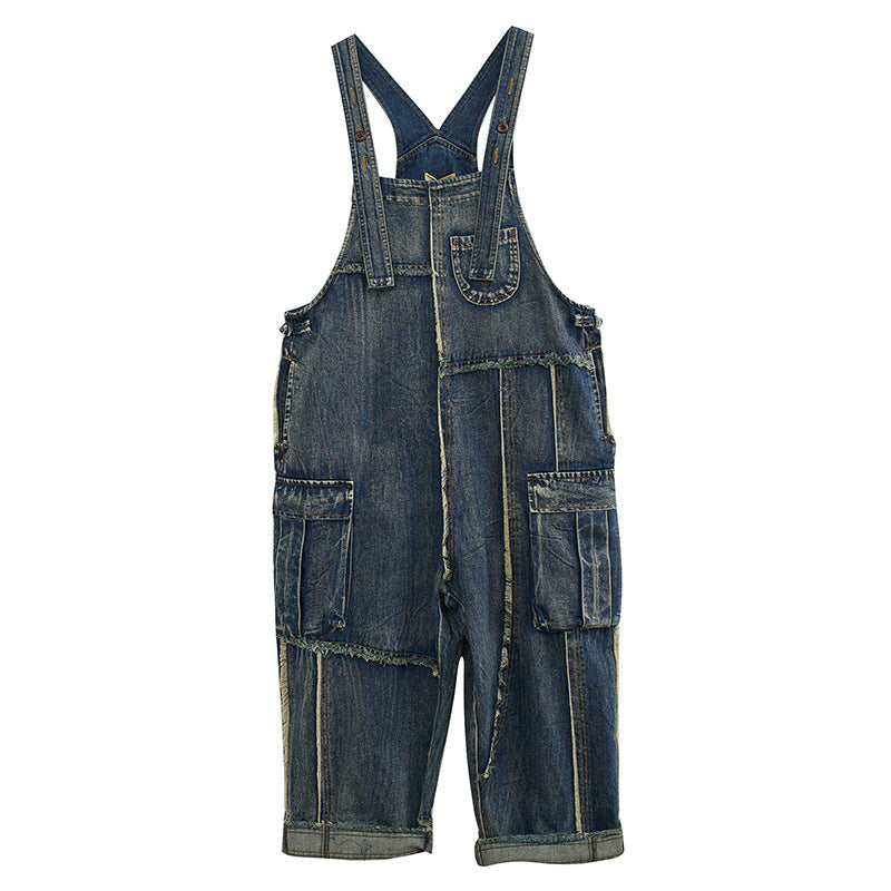 Vintage Denim Overalls Baggy Jumpsuit