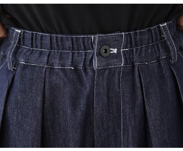 Baggy Wide Leg Denim Pants